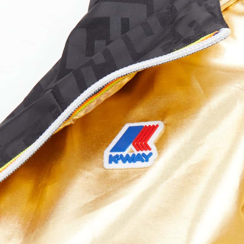 Fendi Gold FF Windbreaker Gold Polyester Very good condition - Back View
