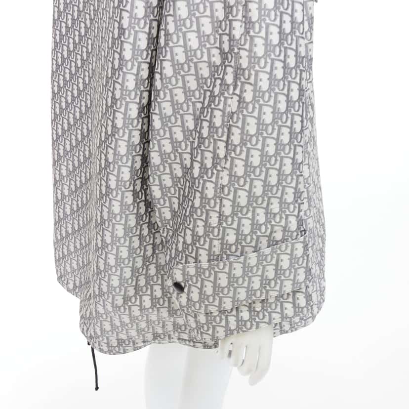 Dior Hooded Anorak Grey Polyester Never worn, with tag - Back View