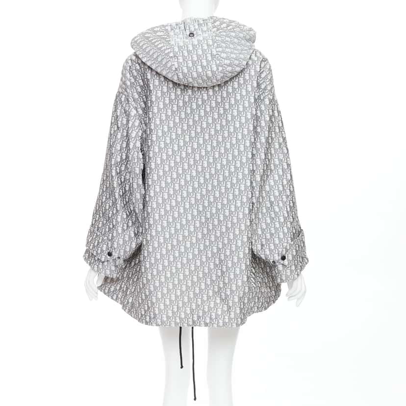 Dior Hooded Anorak Grey Polyester Never worn, with tag - Box View