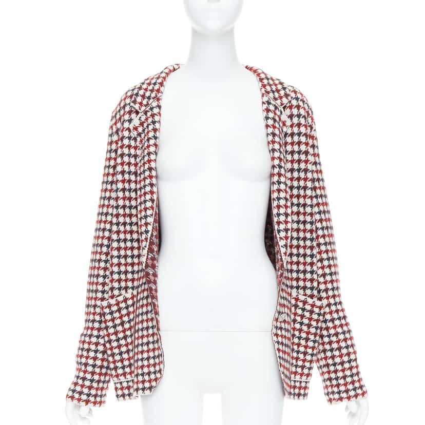 Barrie Burgundy Knit Blazer Burgundy Cashmere Very good condition - Inside View