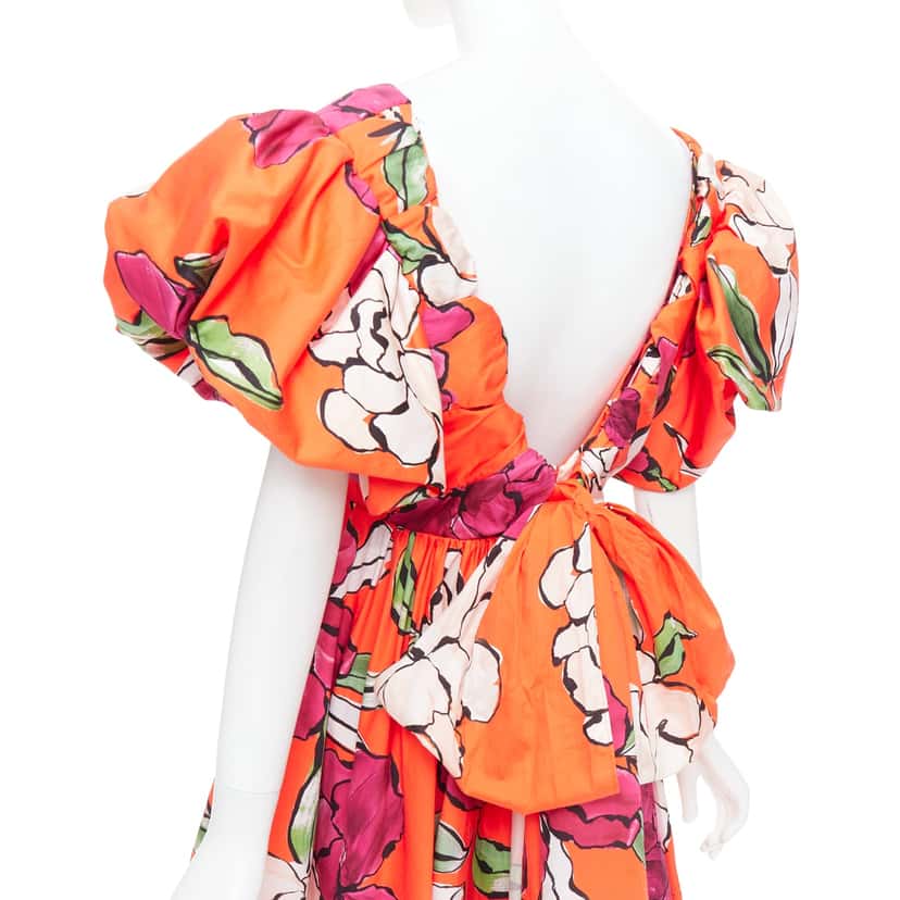 Aje Gretta Red Cotton Never worn, with tag - Back View