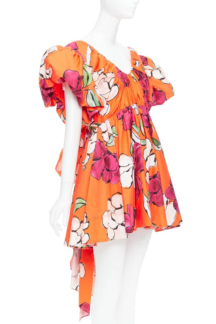 Aje Gretta Red Cotton Never worn, with tag - Inside View