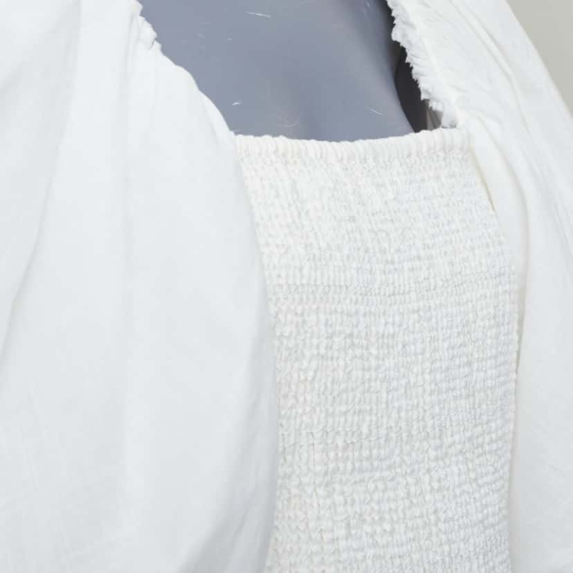 Aje Cherished White Cotton Very good condition - Back View