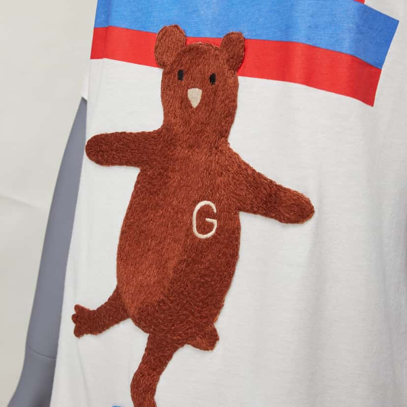 Gucci Dancing Bear White Cotton Very good condition - Back View