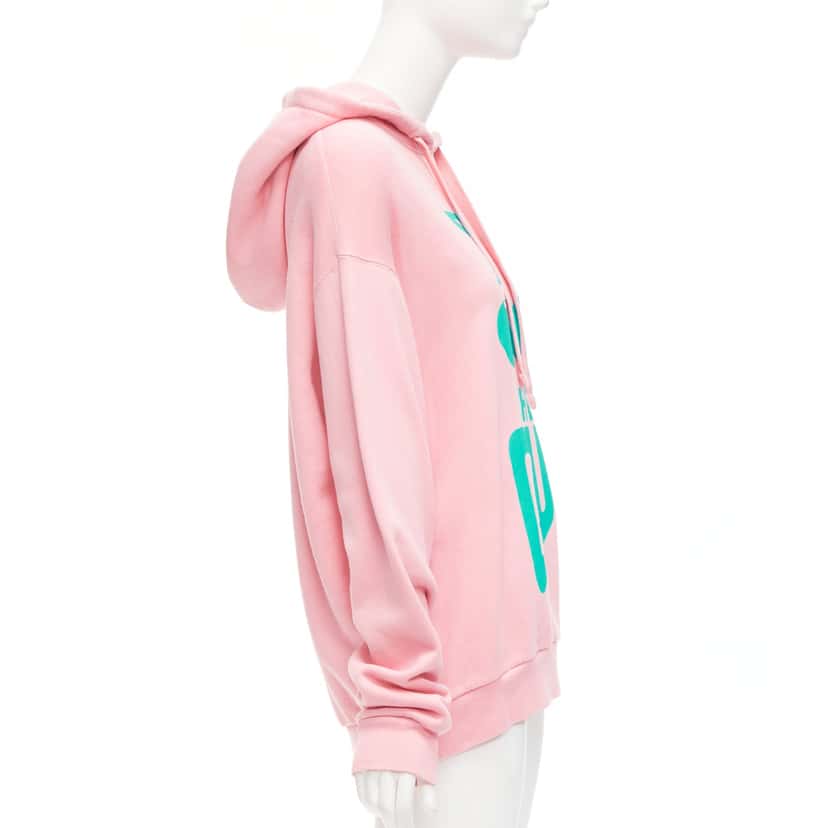 Gucci Cherry Print Hoodie Pink Cotton Never worn - Model View