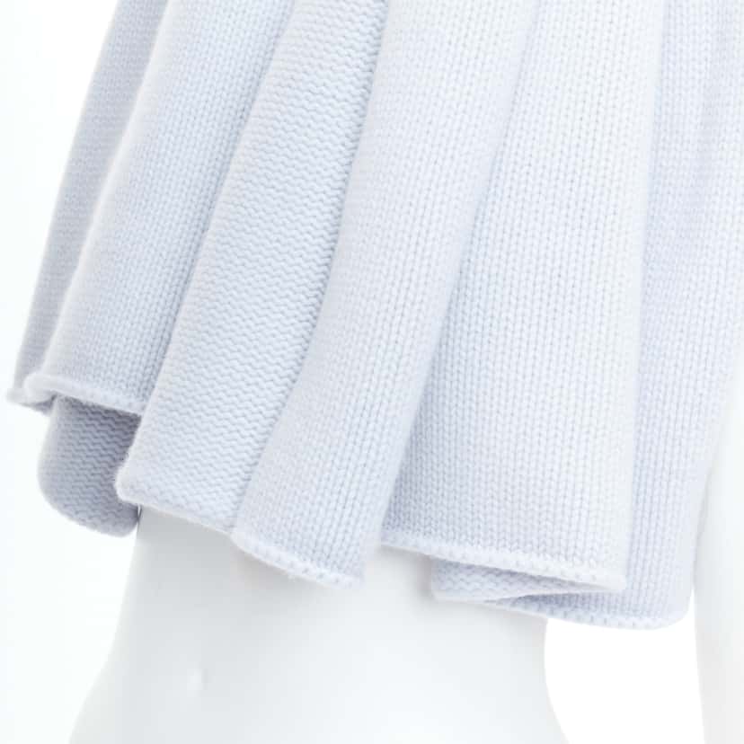 Hermès Bleu Glacier blanket scarf Blue Never worn, with tag - Back View