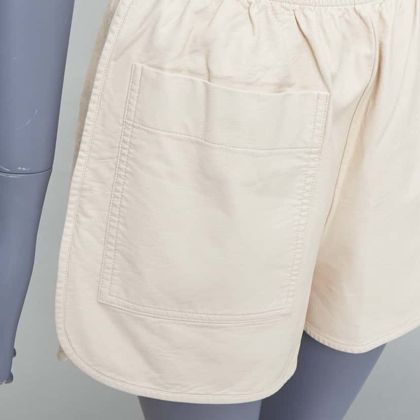 Stella McCartney Paisley Belted Shorts Beige Very good condition - Back View