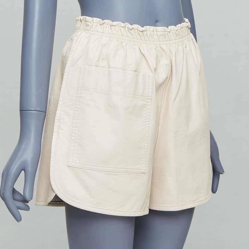 Stella McCartney Paisley Belted Shorts Beige Very good condition - Inside View