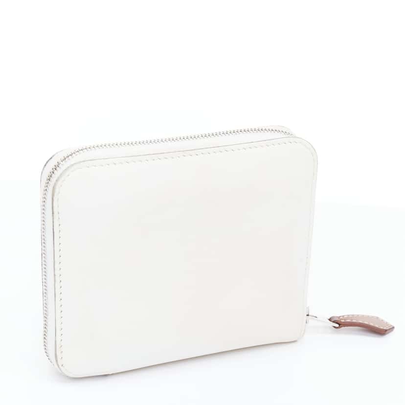 Hermès Silk'in Ecru Leather Fair condition - Back View