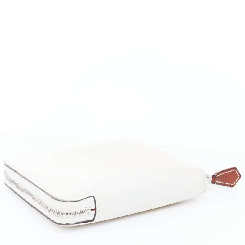 Hermès Silk'in Ecru Leather Fair condition - Model View