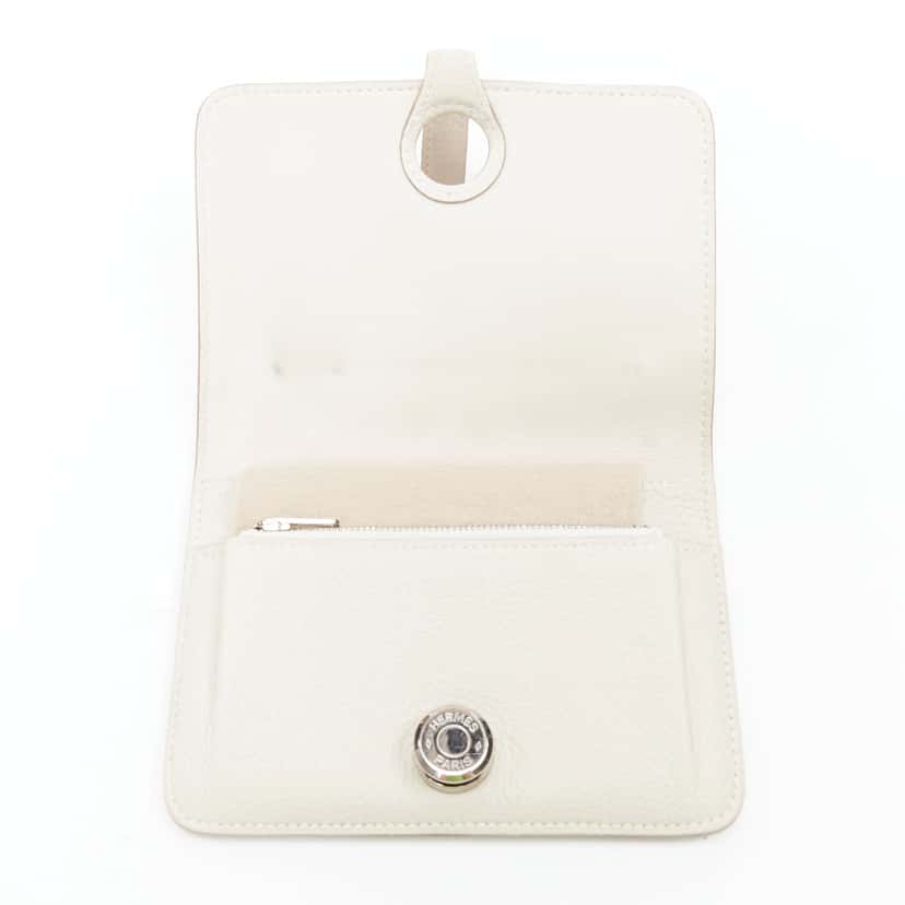 Hermès Dugon Duo Ecru Leather Fair condition - Back View