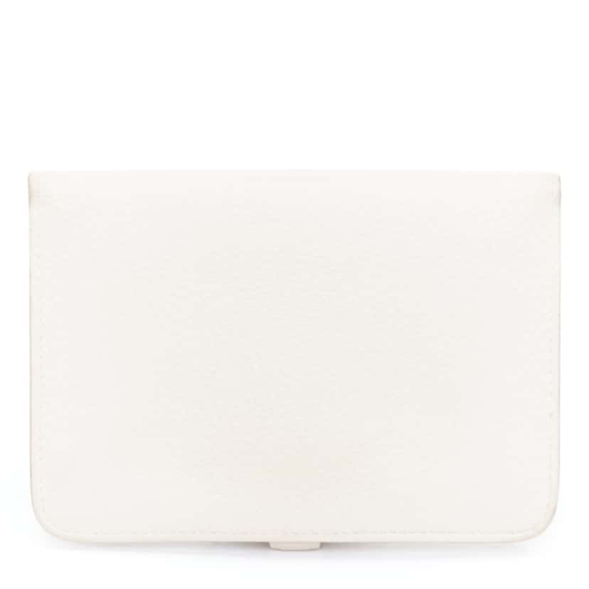 Hermès Dugon Duo Ecru Leather Fair condition - Model View