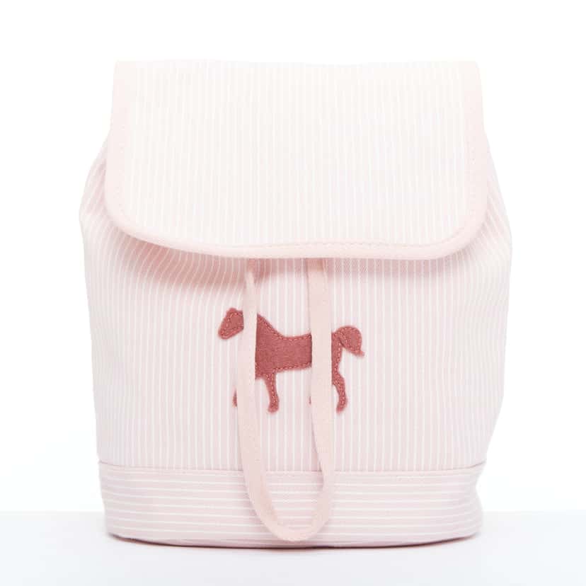 Hermès Cavalcolor Backpack Pink Cotton Very good condition - Back View