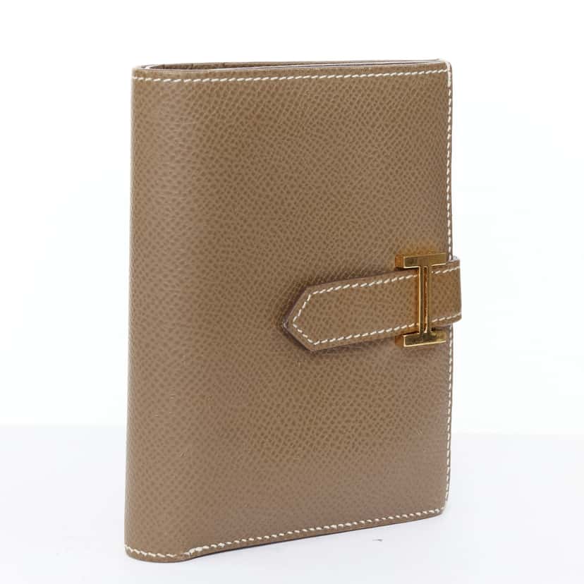 Hermès Bearn Compact Brown Leather Good condition - Inside View