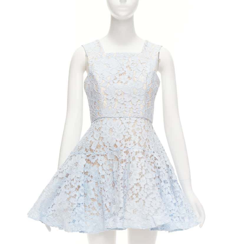 Alex Perry Kea Blue Cotton Good condition - Front View