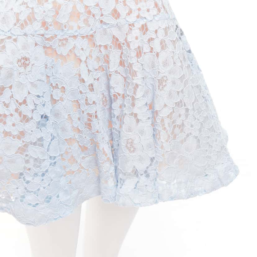 Alex Perry Kea Blue Cotton Good condition - Back View