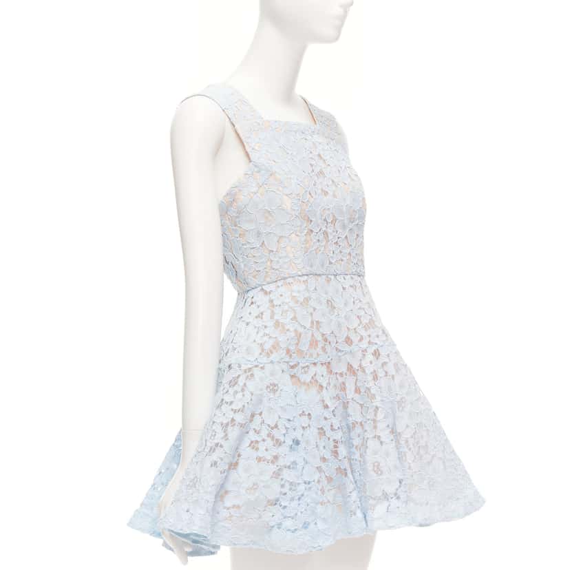 Alex Perry Kea Blue Cotton Good condition - Inside View