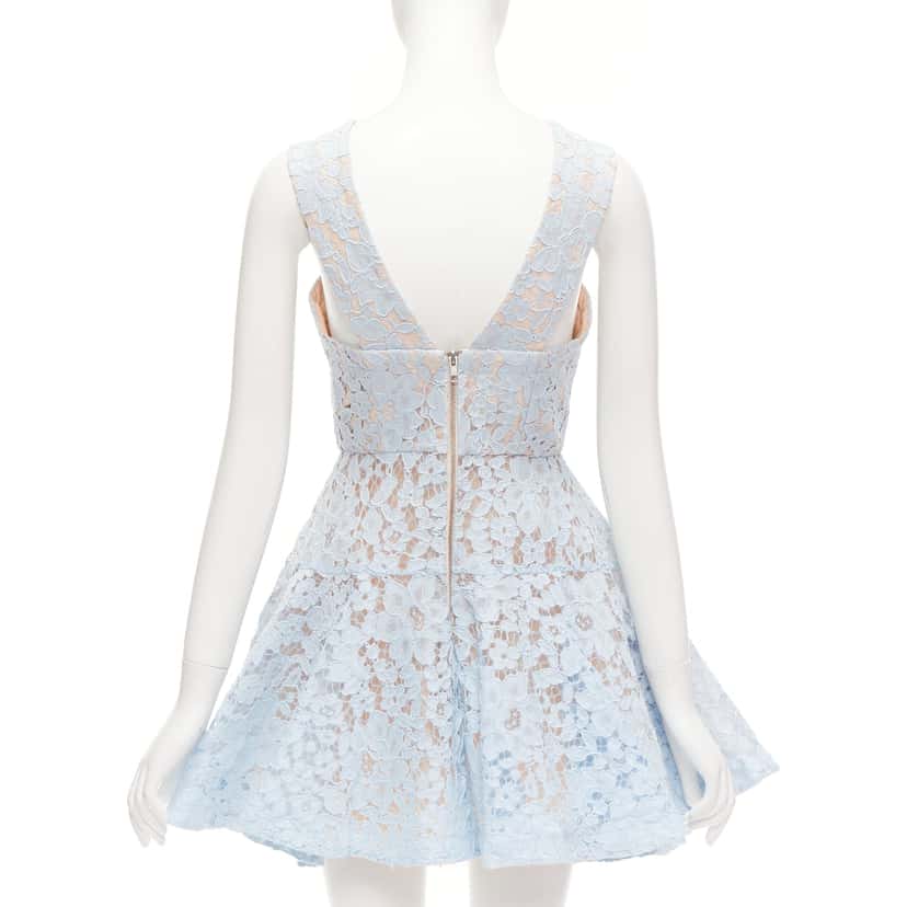 Alex Perry Kea Blue Cotton Good condition - Box View