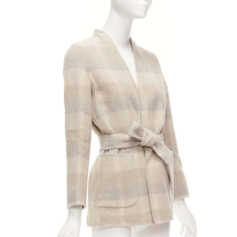 Max Mara Cucito Amano Beige Wool Never worn - Inside View