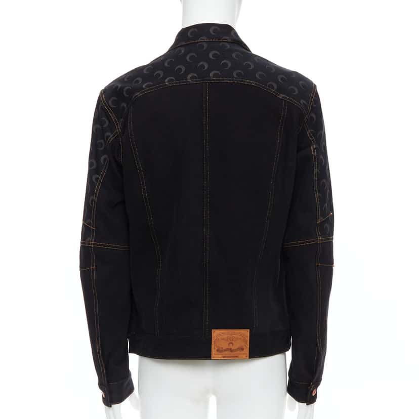 Marine Serre Black Crescent Moon Jacket Black Never worn - Box View