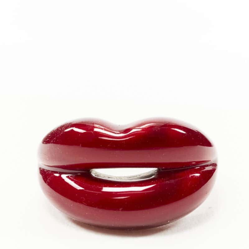 HOT LIPS BY SOLANGE Hotlips Red Ring Red Never worn - Front View