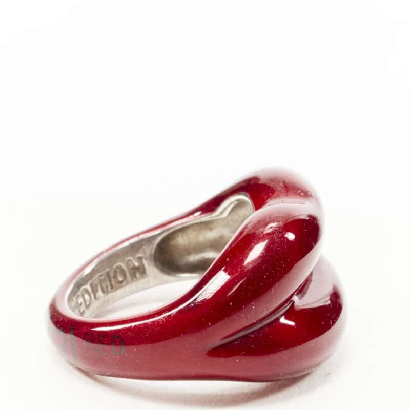HOT LIPS BY SOLANGE Hotlips Red Ring Red Never worn - Inside View