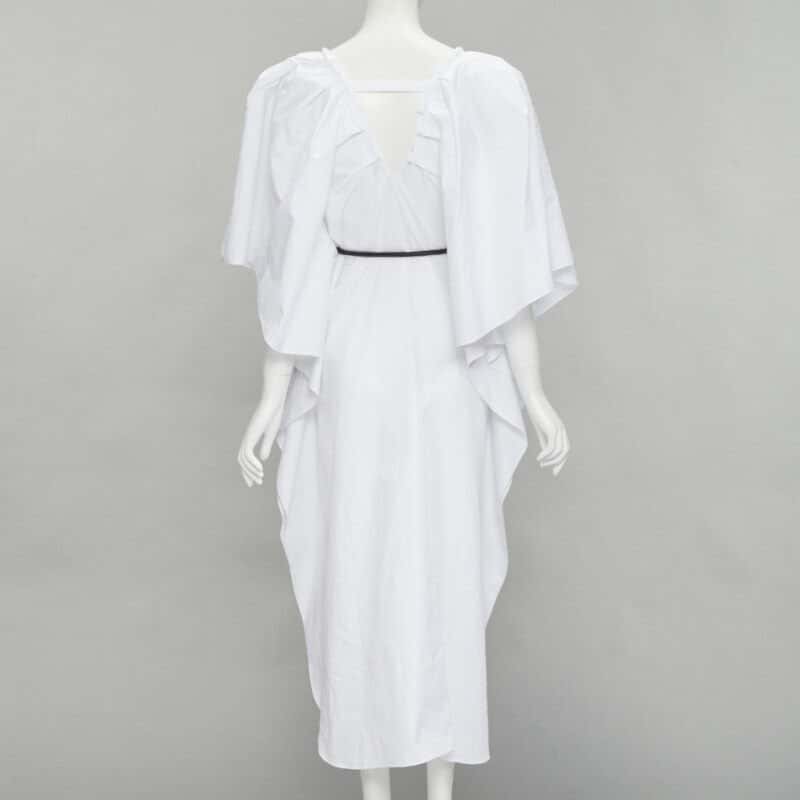 Roland Mouret Needlepoint Belt Dress White Cotton Never worn, with tag - Box View