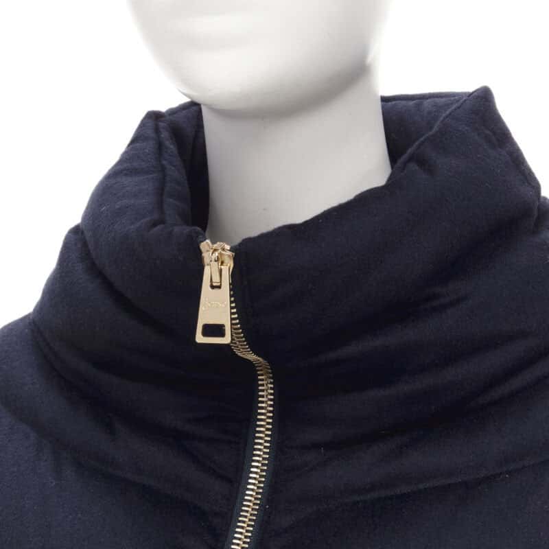 Herno Navy Lightweight Puffer Navy Polyester Never worn - Back View
