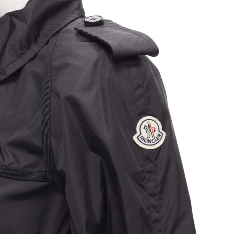 Moncler Yukiko Giubbotto Black Polyamide Never worn - Back View