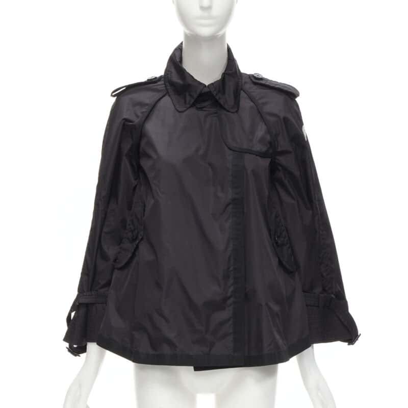 Moncler Yukiko Giubbotto Black Polyamide Never worn - Inside View