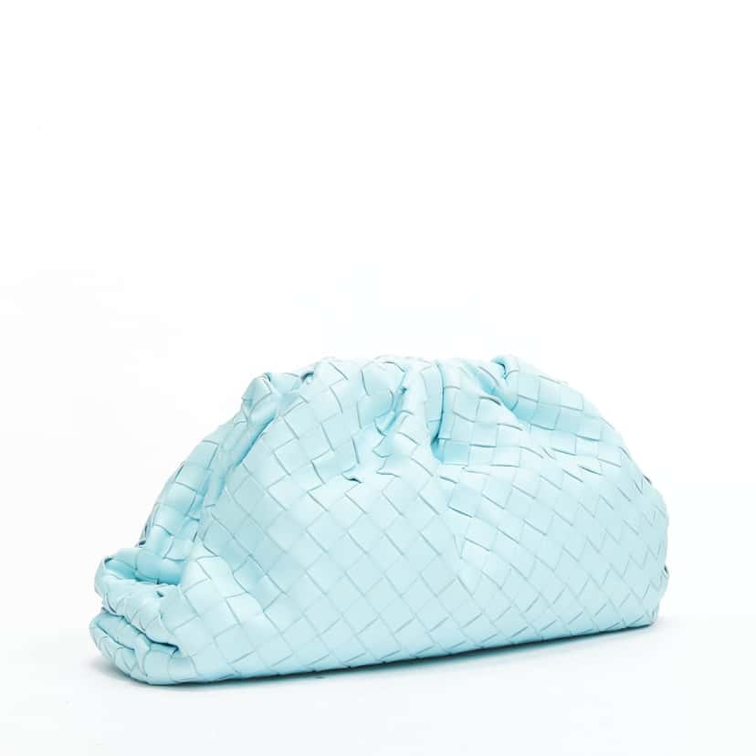 Bottega Veneta The Pouch Blue Leather Very good condition - Inside View