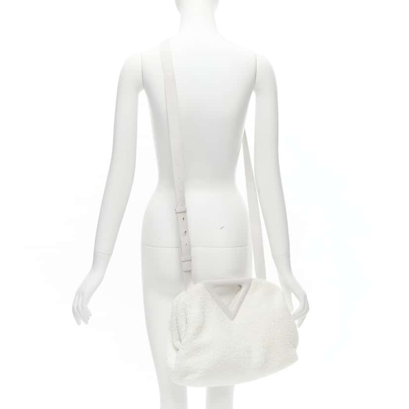 Bottega Veneta Point Triangle White Polyester Good condition - Back View