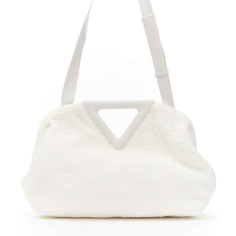 Bottega Veneta Point Triangle White Polyester Good condition - Box View