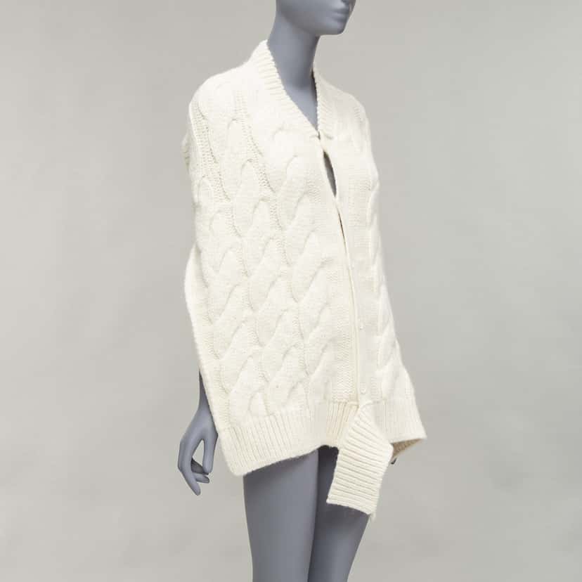 Simone Rocha Ribbon Tie Cable Top Beige Never worn - Inside View