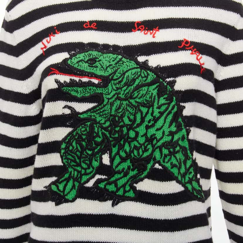 Dior Dinosaur Sweater Black Cashmere Never worn - Back View