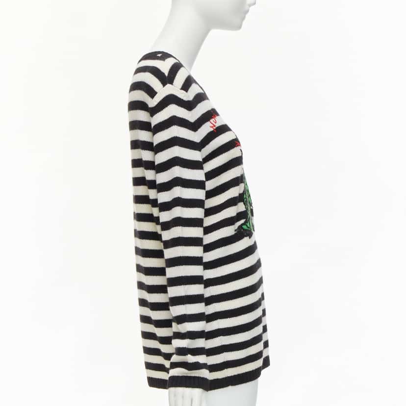 Dior Dinosaur Sweater Black Cashmere Never worn - Model View
