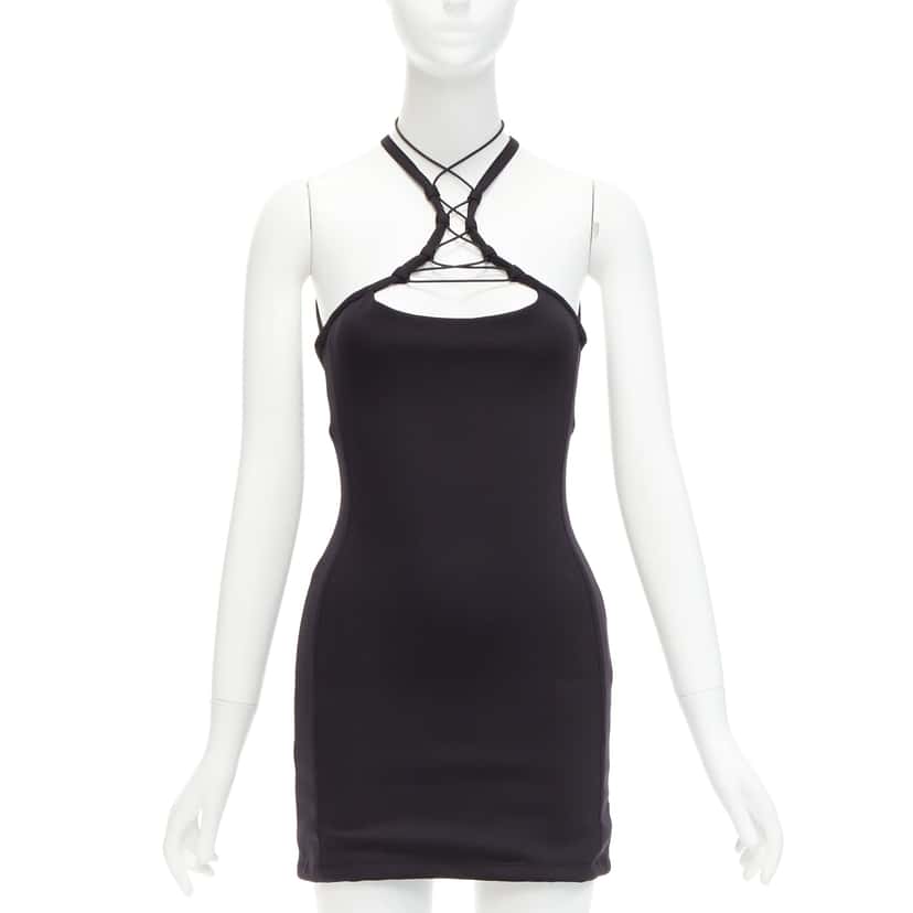 Monse Sportif Halter Dress Black Never worn, with tag - Front View
