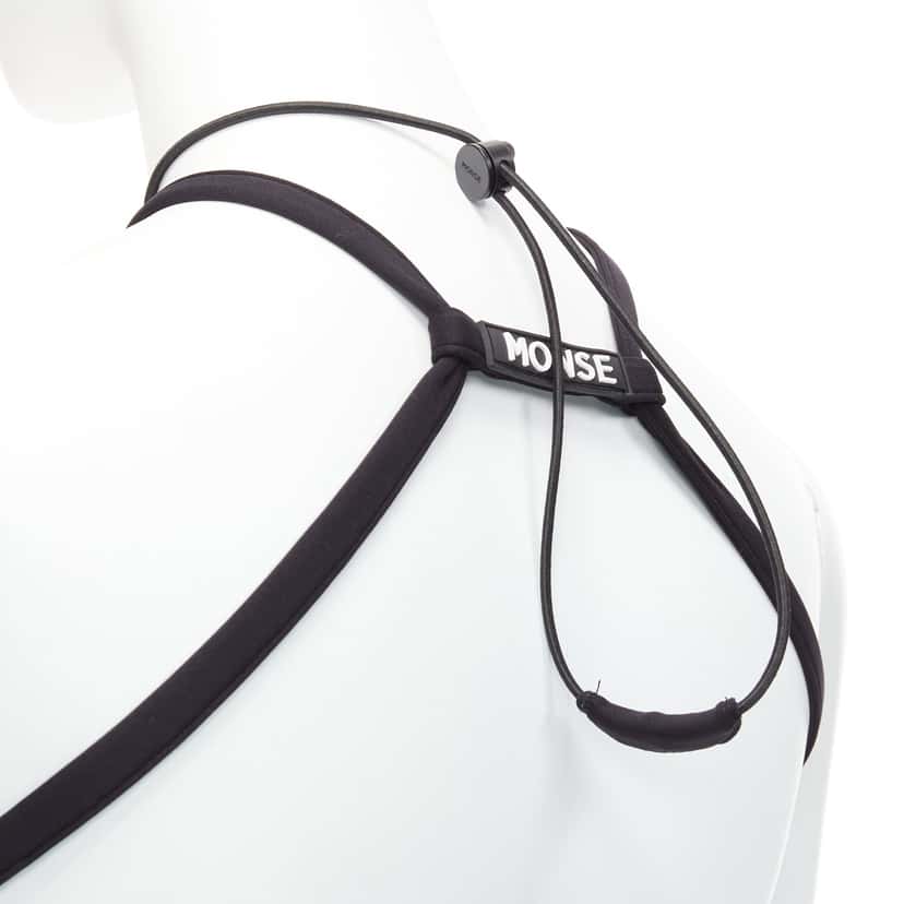 Monse Sportif Halter Dress Black Never worn, with tag - Back View