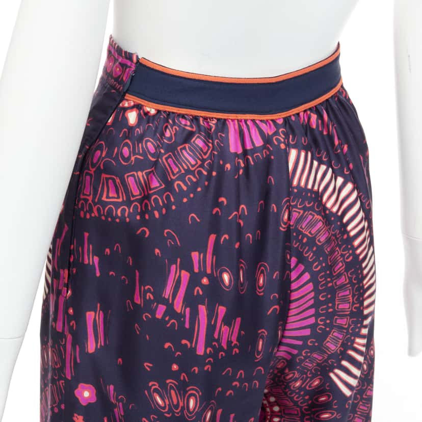 Dior Pleated Wide Pants Pink Cotton Never worn - Back View