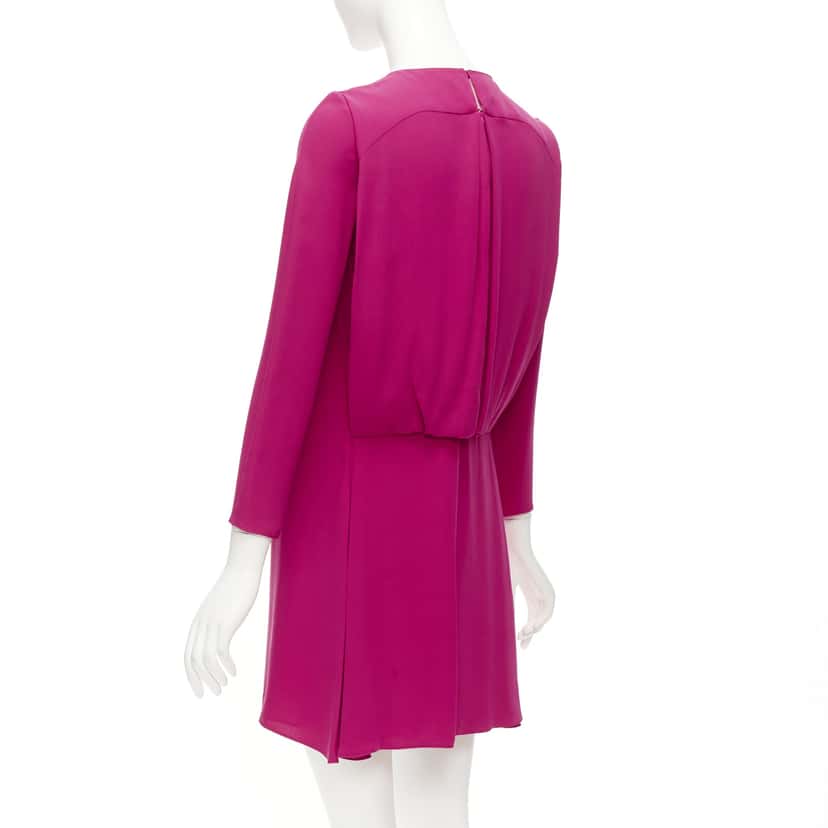 Valentino Garavani Keyhole Shift Dress Pink Silk Very good condition - Box View