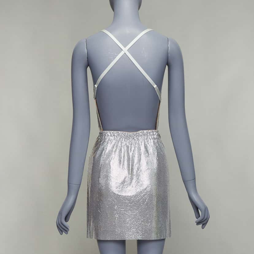 Poster Girl Adrianne Silver Polyester Never worn, with tag - Box View