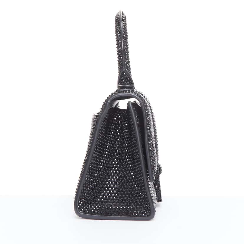 Balenciaga Hourglass XS Black Leather Very good condition - Model View