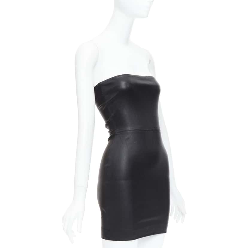 SPRWMN Leather Tube Dress Black Leather Good condition - Inside View
