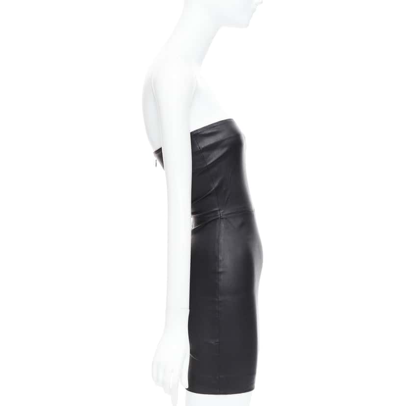 SPRWMN Leather Tube Dress Black Leather Good condition - Model View