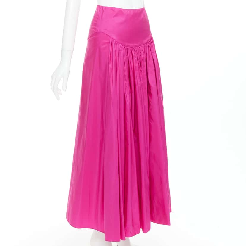 Stella McCartney Ruched Fitted Skirt Pink Polyester Very good condition - Inside View