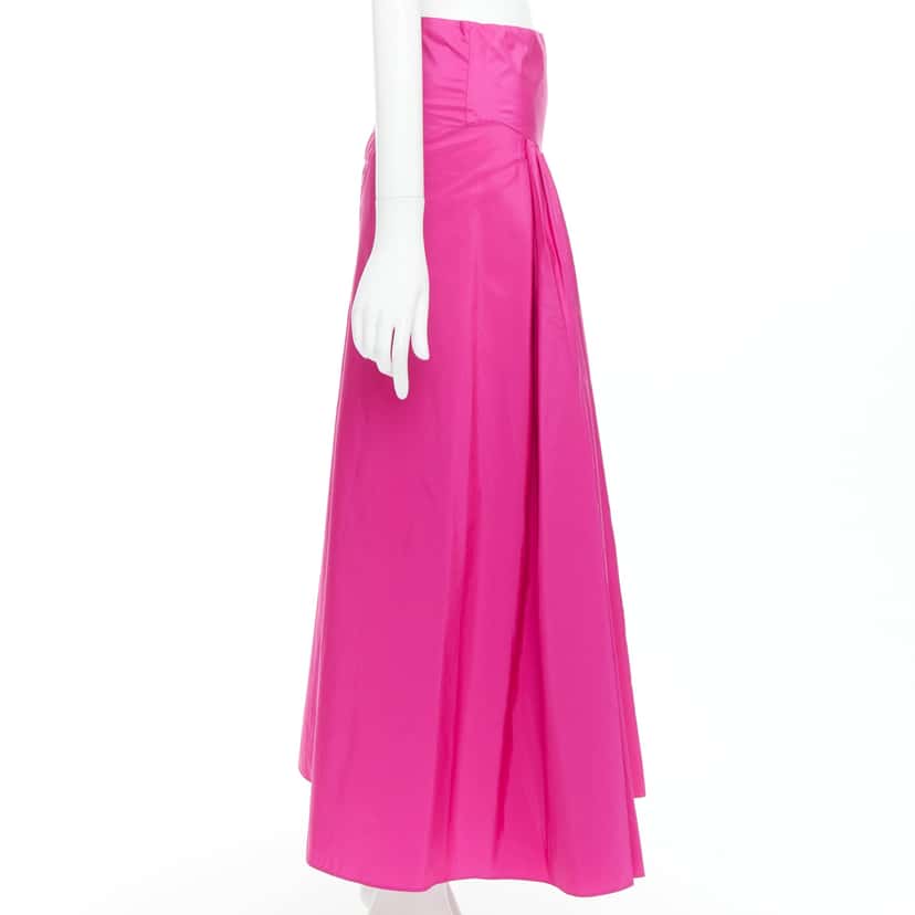 Stella McCartney Ruched Fitted Skirt Pink Polyester Very good condition - Model View