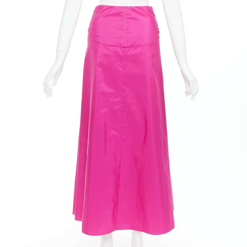 Stella McCartney Ruched Fitted Skirt Pink Polyester Very good condition - Box View