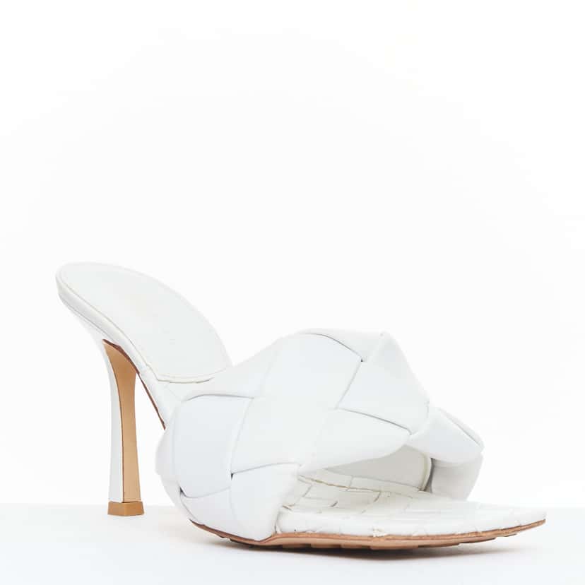 Bottega Veneta Lido White Leather Very good condition - Back View