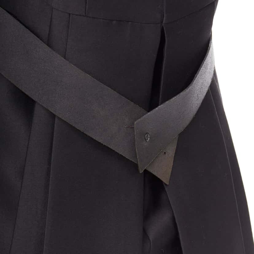 Balenciaga Black Dress Black Cotton Fair condition - Back View