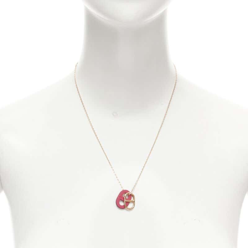 Hermès Chain Pendant Necklace Other Never worn, with tag - Front View